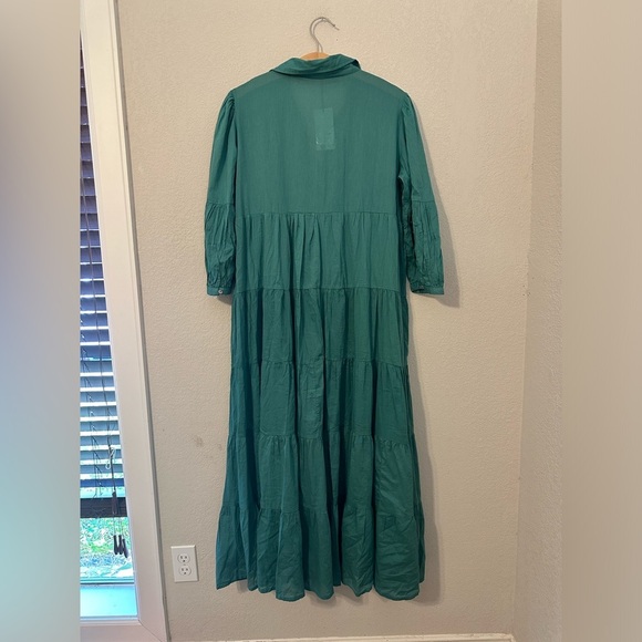 NWT MNG by Mango Teal Midi Dress - Picture 5 of 7